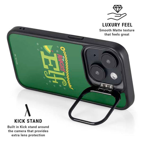 Angry Elf iPhone 14 Kickstand Case